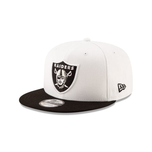 New Era Las Vegas Raiders Two Tone 9FIFTY Snapback Hat - White