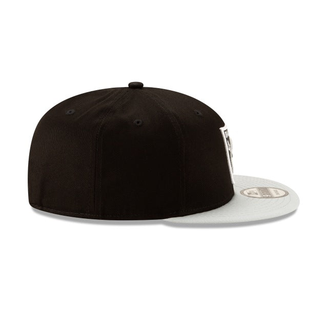 New Era Las Vegas Raiders Two Tone Black 9FIFTY Snapback Hat - View 2