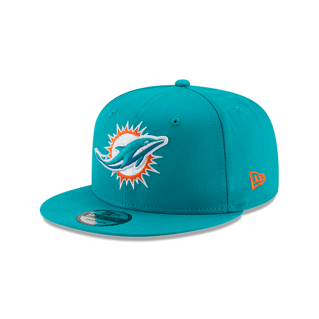 New Era Miami Dolphins Basic 9FIFTY Snapback Hat - View 1