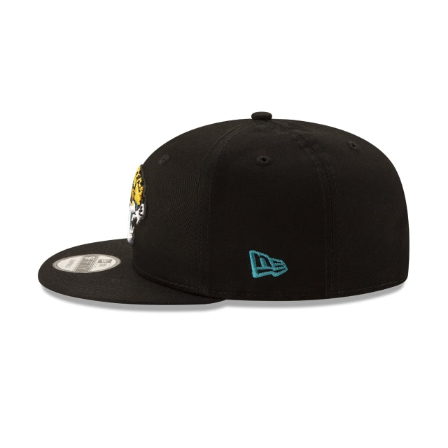 New Era Jacksonville Jaguars Basic 9FIFTY Snapback Hat - View 6