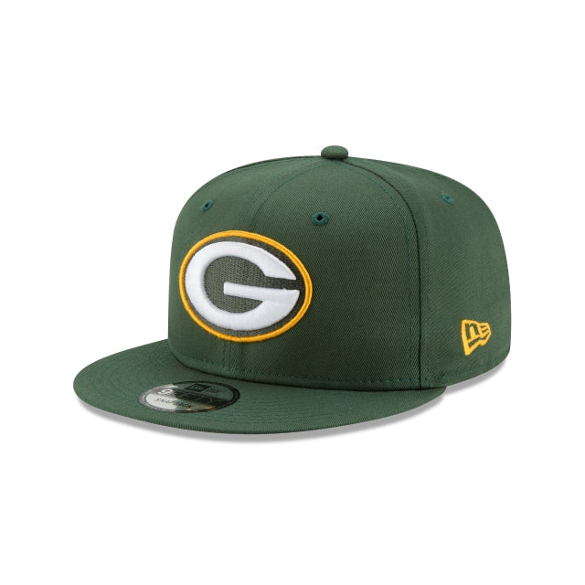 New Era Green Bay Packers Basic 9FIFTY Snapback Hat - View 1