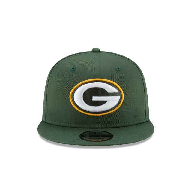New Era Green Bay Packers Basic 9FIFTY Snapback Hat - View 4