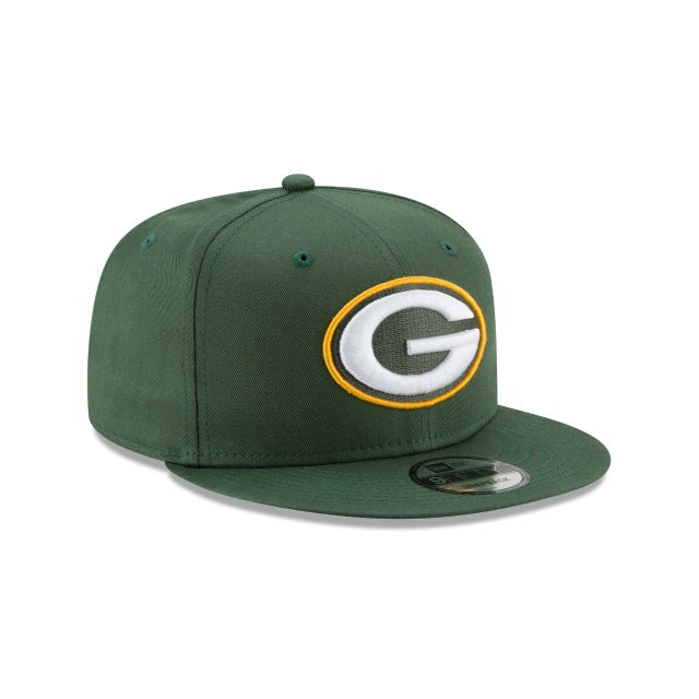 New Era Green Bay Packers Basic 9FIFTY Snapback Hat - View 3
