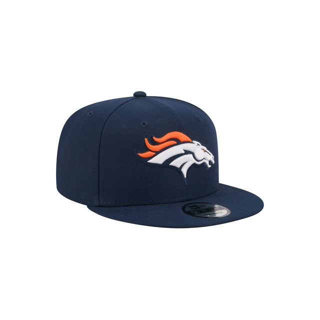 Denver Broncos Basic 9FIFTY Snapback Hat - Navy