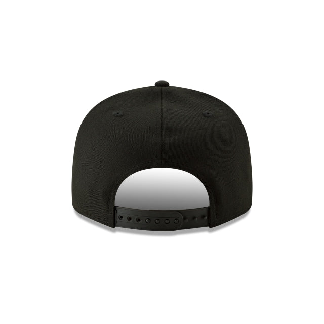 New Era Carolina Panthers Black on Black 9FIFTY Snapback Hat - View 5