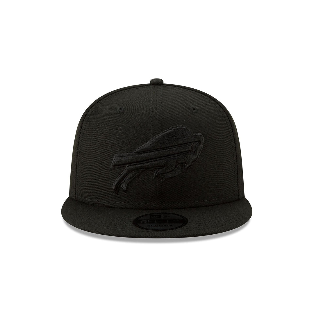 New Era Buffalo Bills Black on Black 9FIFTY Snapback Hat - View 4