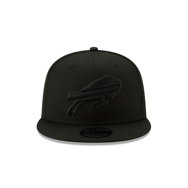 New Era Buffalo Bills Black on Black 9FIFTY Snapback Hat - View 4
