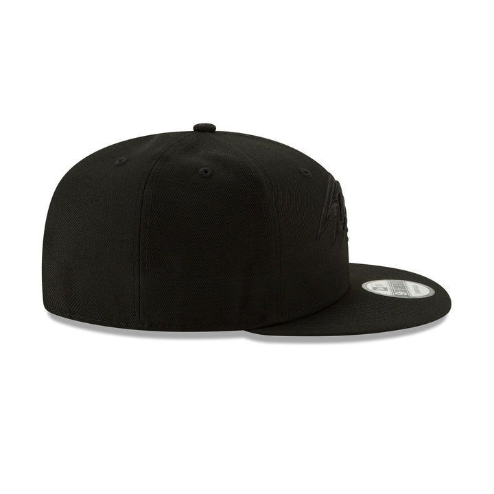 New Era Baltimore Ravens Basic Black on Black 9FIFTY Snapback Hat - View 6