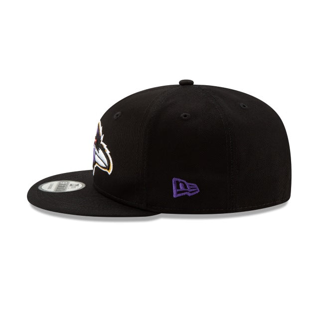 New Era Baltimore Ravens Black 9FIFTY Snapback Hat - View 6