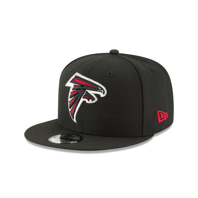 New Era Atlanta Falcons Black on Black 9FIFTY Snapback Hat - View 1
