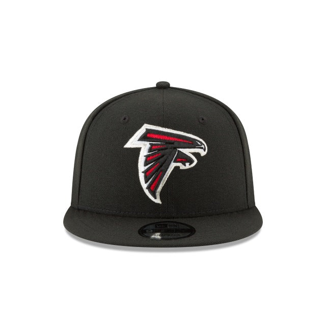 New Era Atlanta Falcons Black on Black 9FIFTY Snapback Hat - View 3