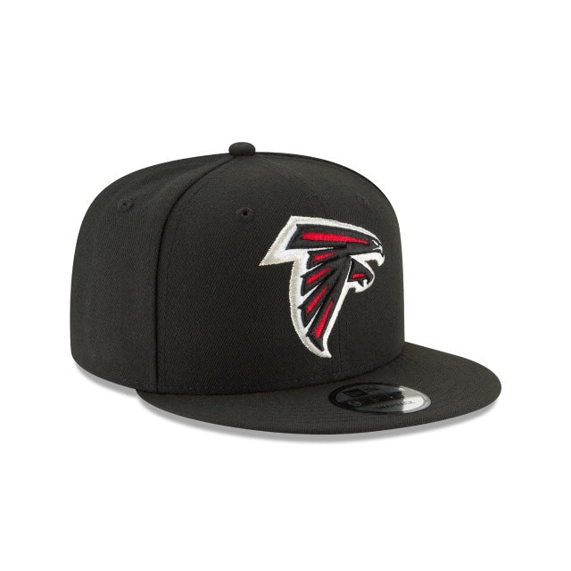 New Era Atlanta Falcons Black on Black 9FIFTY Snapback Hat - View 2