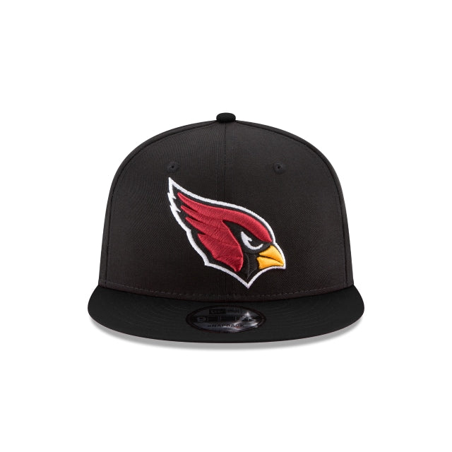 New Era Arizona Cardinals Black on Black 9FIFTY Snapback Hat - View 3
