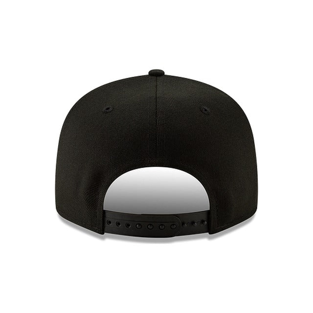 Miami Marlins Black on Black 9FIFTY Snapback Hat - Black