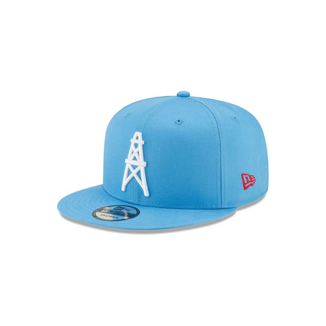 Houston Oilers Historic 9FIFTY Snapback Hat - Blue