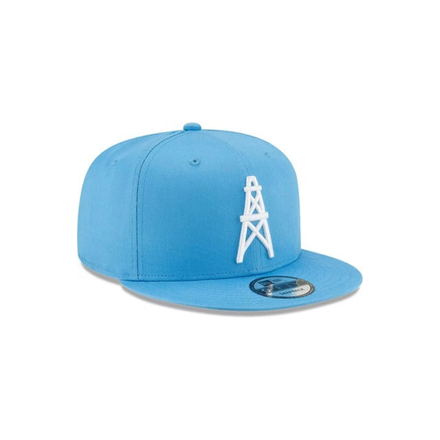 Houston Oilers Historic 9FIFTY Snapback Hat - Blue