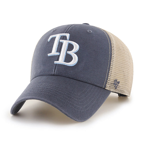 '47 Brand Tampa Bay Rays Flagship MVP Adjustable Hat - Vintage Navy/Beige