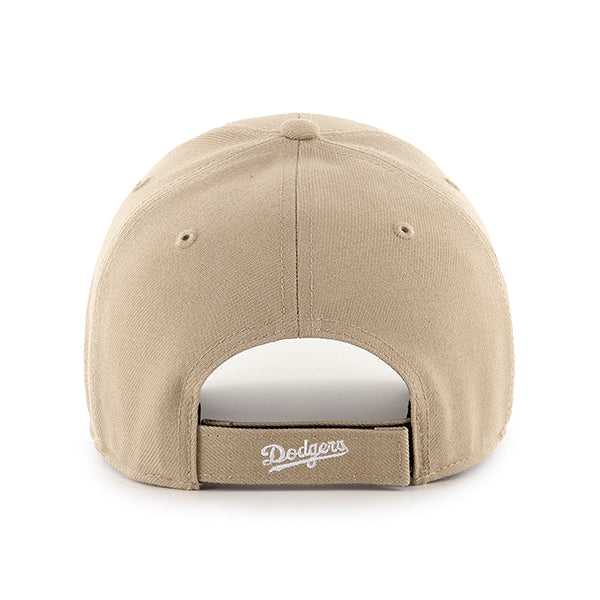 47 Brand Los Angeles Dodgers MVP Adjustable Hat - Khaki - Back