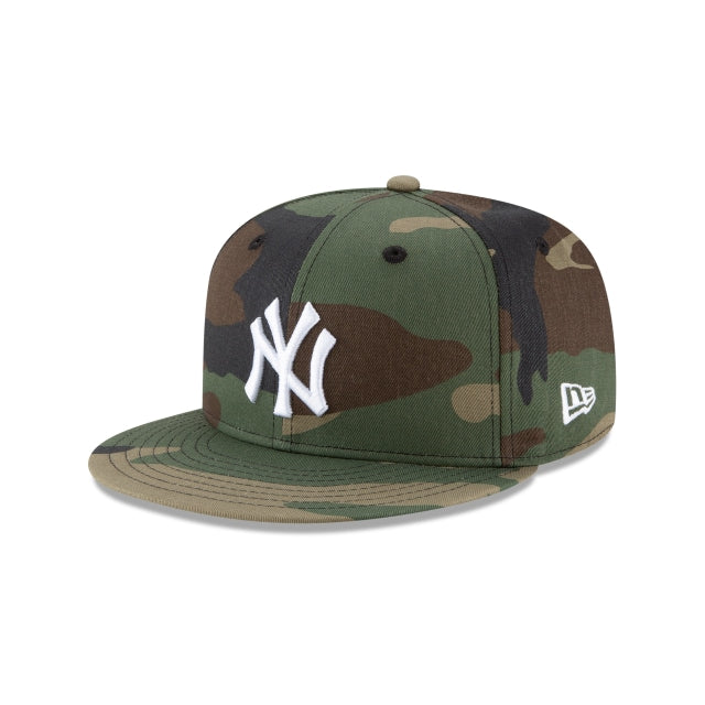 New Era New York Yankees Camo 9FIFTY Snapback Hat - View 1
