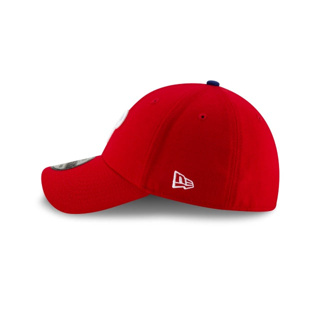 Philadelphia Phillies Classic 39THIRTY Stretch Fit Hat - Red / White Logo