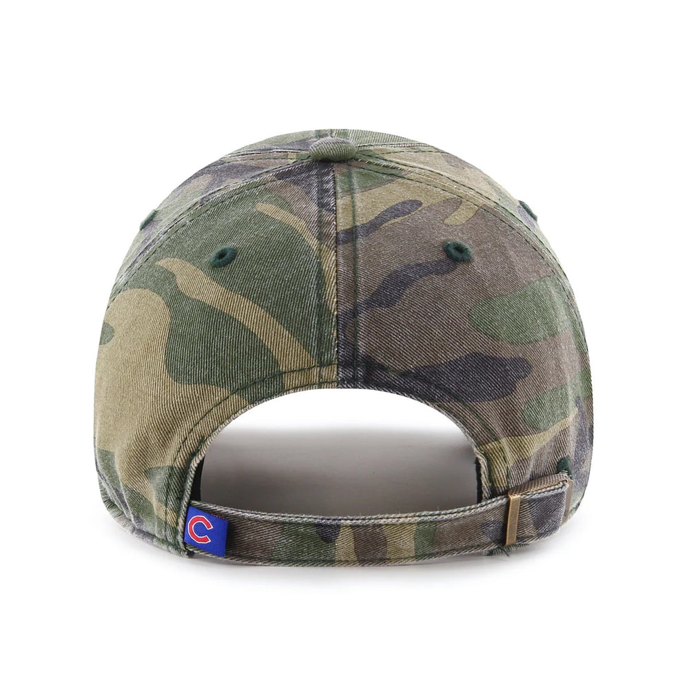 47 Brand Chicago Cubs Clean Up Adjustable Hat - Camo - Back