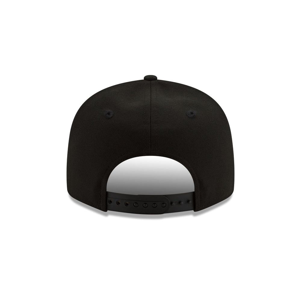 New Era Golden State Warriors Black & White 9FIFTY Snapback Hat - View 2
