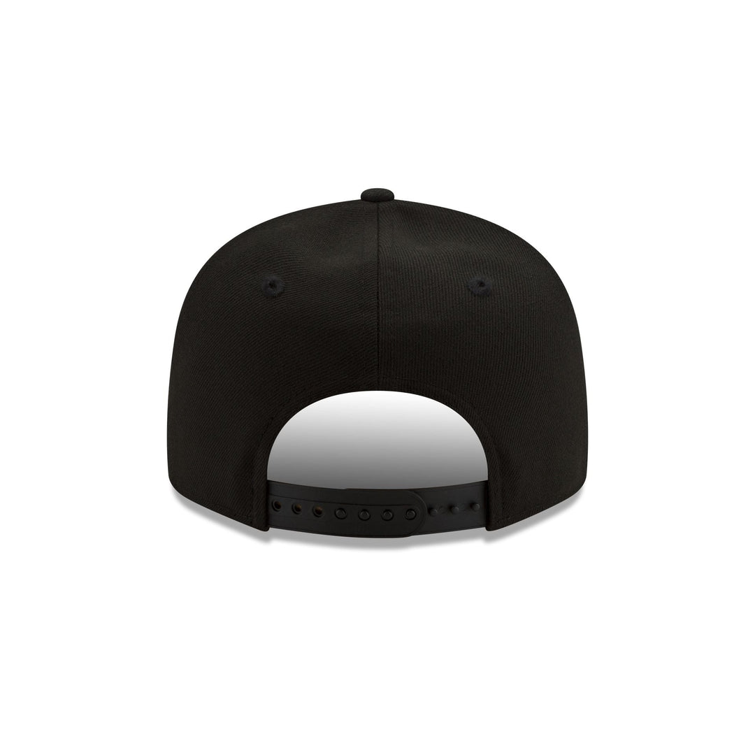 New Era Golden State Warriors Black &amp; White 9FIFTY Snapback Hat - View 2