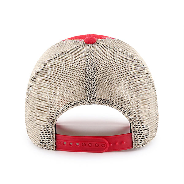 47 Brand Philadelphia Phillies Flagship MVP Adjustable Hat - Red/Beige/White - Back