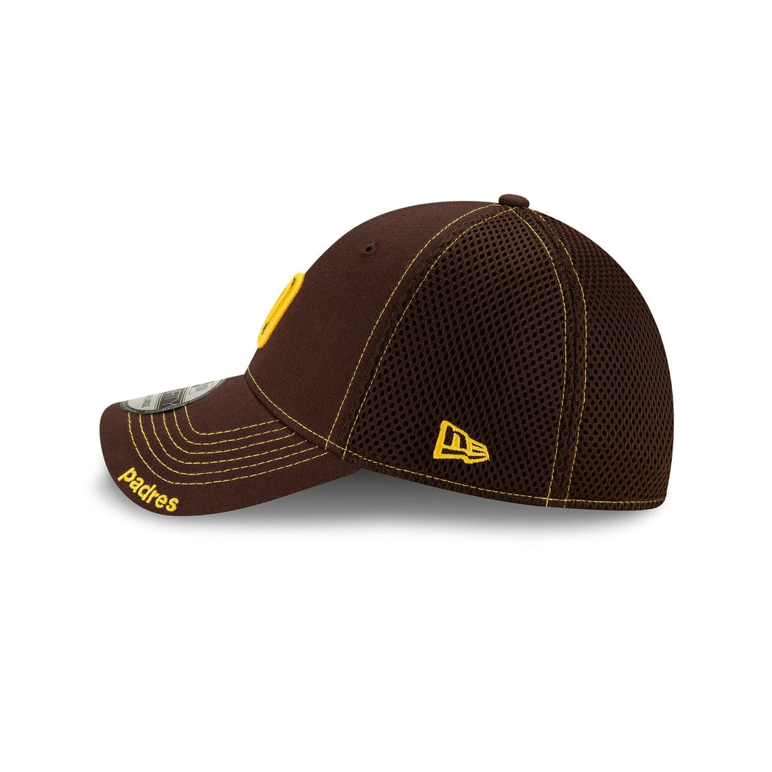 San Diego Padres Neo 39THIRTY Stretch Fit Hat - Brown / Team Colors