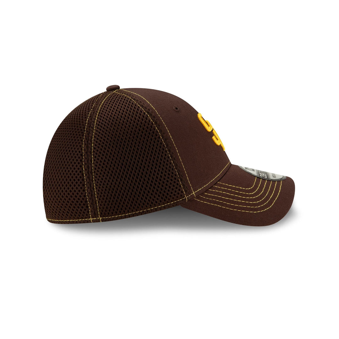 San Diego Padres Neo 39THIRTY Stretch Fit Hat - Brown / Team Colors