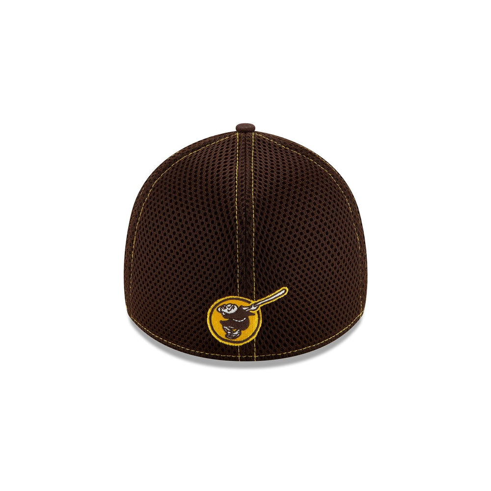 San Diego Padres Neo 39THIRTY Stretch Fit Hat - Brown / Team Colors