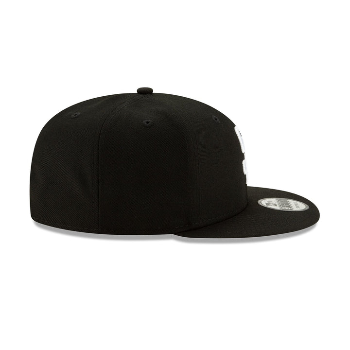 New Era San Diego Padres Basic Black 9FIFTY Snapback Hat - View 6