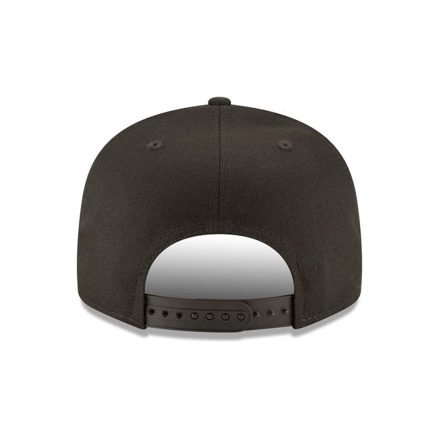 San Diego Padres Black on Black 9FIFTY Snapback Hat - Black