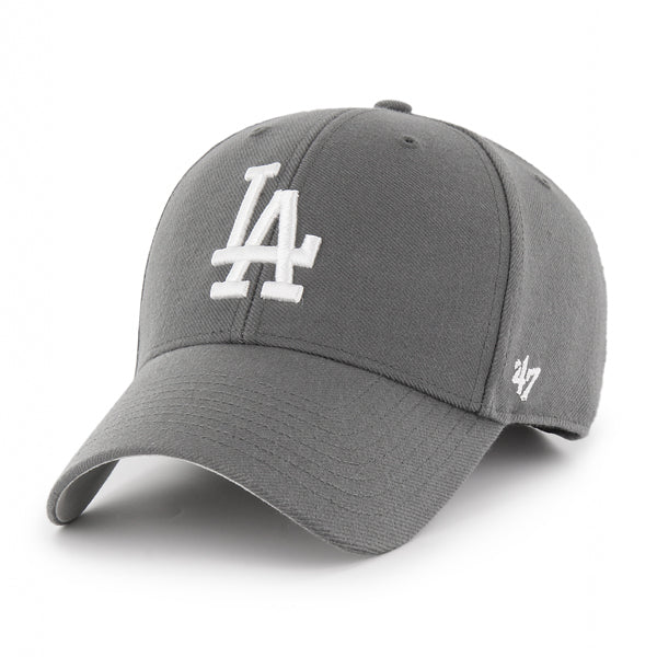47 Brand Los Angeles Dodgers MVP Adjustable Hat - Charcoal - Front
