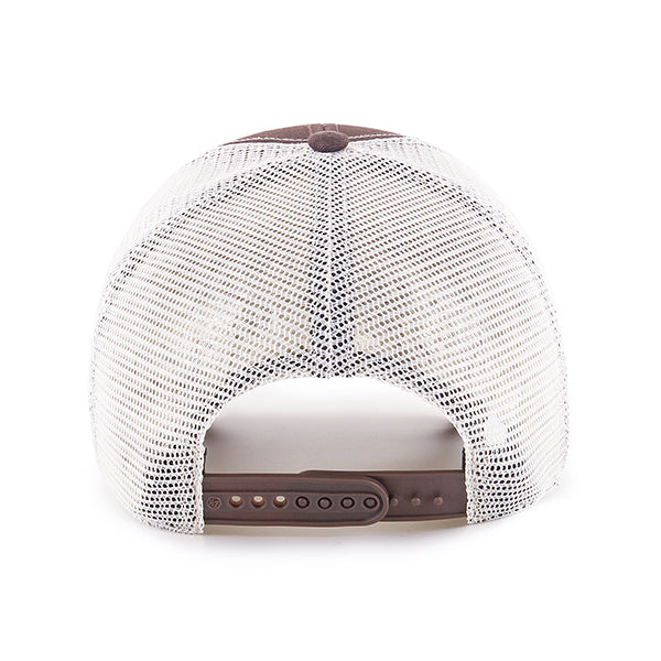 47 Brand San Diego Padres Flagship MVP Adjustable Hat - Brown/White - Back