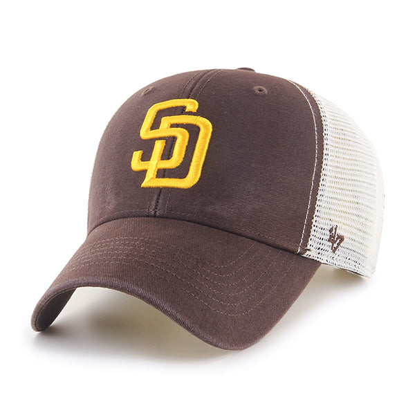 47 Brand San Diego Padres Flagship MVP Adjustable Hat - Brown/White - Front