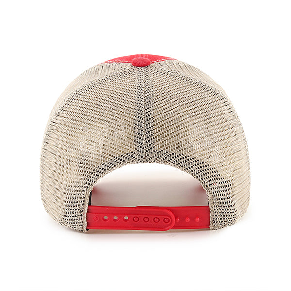 47 Brand St. Louis Cardinals Flagship MVP Adjustable Hat - Red/Beige - Back