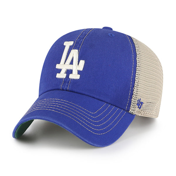 47 Brand Los Angeles Dodgers Trawler Clean Up Adjustable Hat - Royal/Green - Front