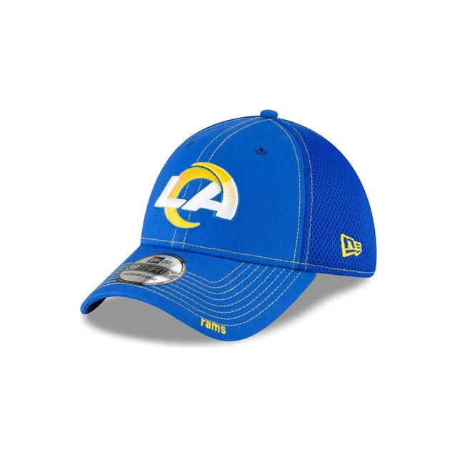 New Era Los Angeles Rams Neo 39THIRTY Stretch Fit Hat - Blue