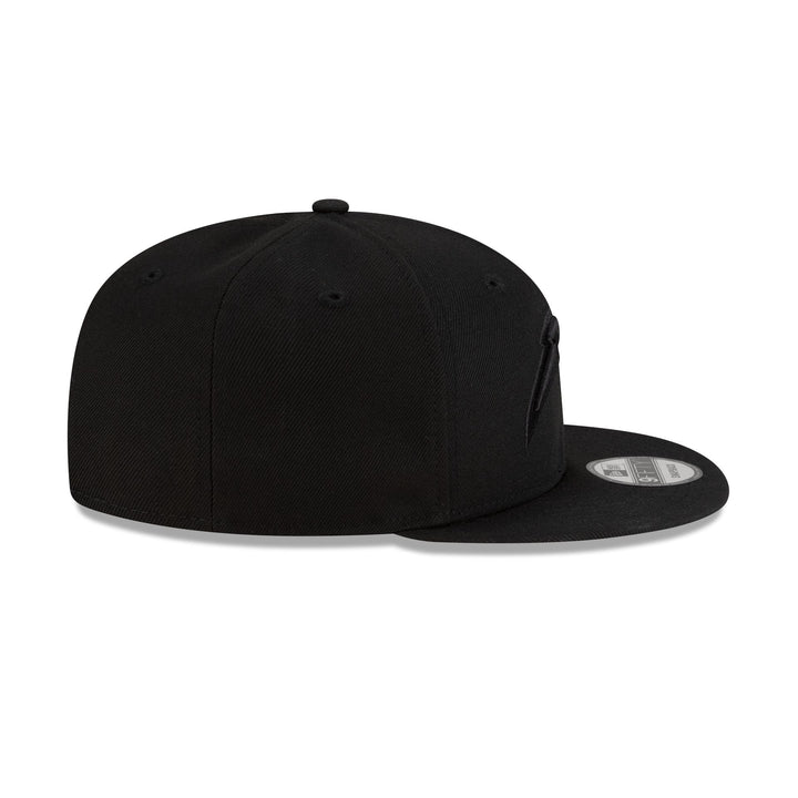 New Era Los Angeles Chargers Black on Black 9FIFTY Snapback Hat - View 6