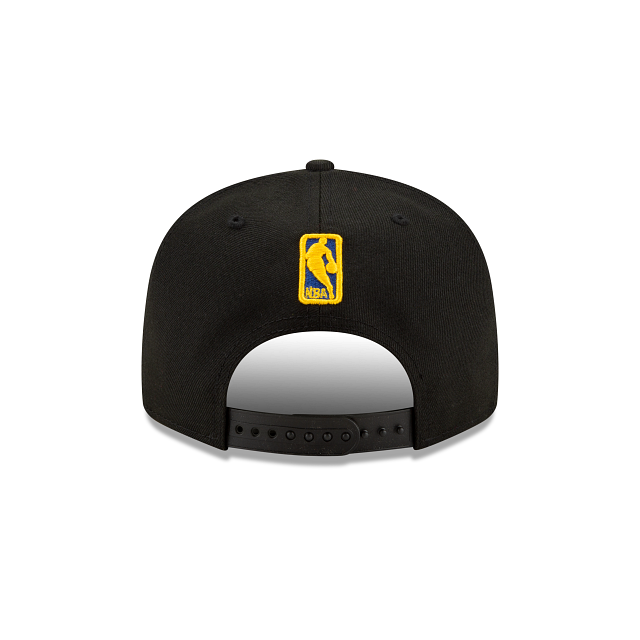 New Era Golden State Warriors Black on Black 9FIFTY Snapback Hat - View 2