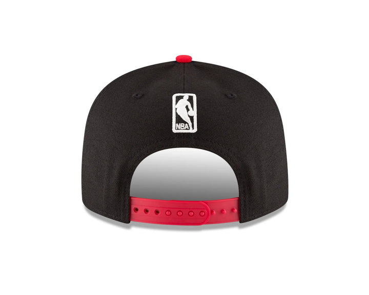 New Era Chicago Bulls Two Tone Black 9FIFTY Snapback Hat - Black