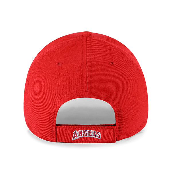 47 Brand Los Angeles Angels MVP Adjustable Hat - Red - Back