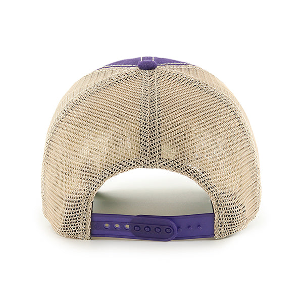 47 Brand LSU Tigers Trawler Clean Up Adjustable Hat - Purple/Green - Back
