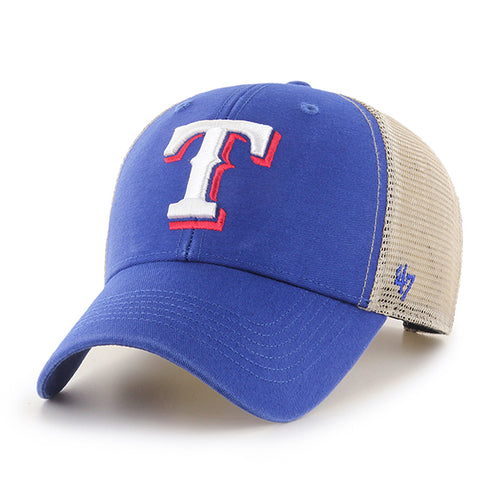 '47 Brand Texas Rangers Flagship MVP Adjustable Hat - Royal/Beige