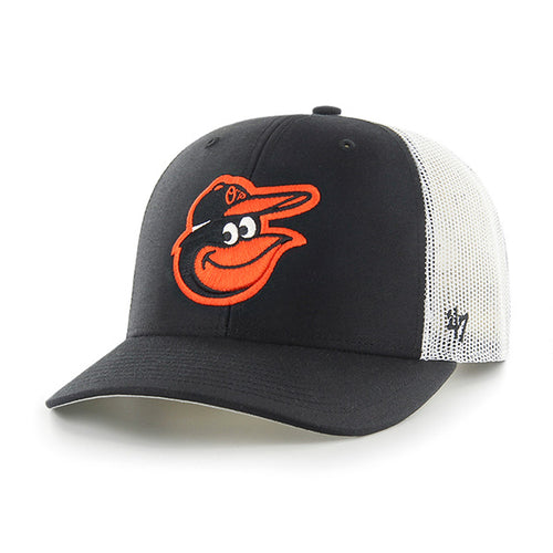 '47 Brand Baltimore Orioles Trucker Adjustable Hat - Black/TMC