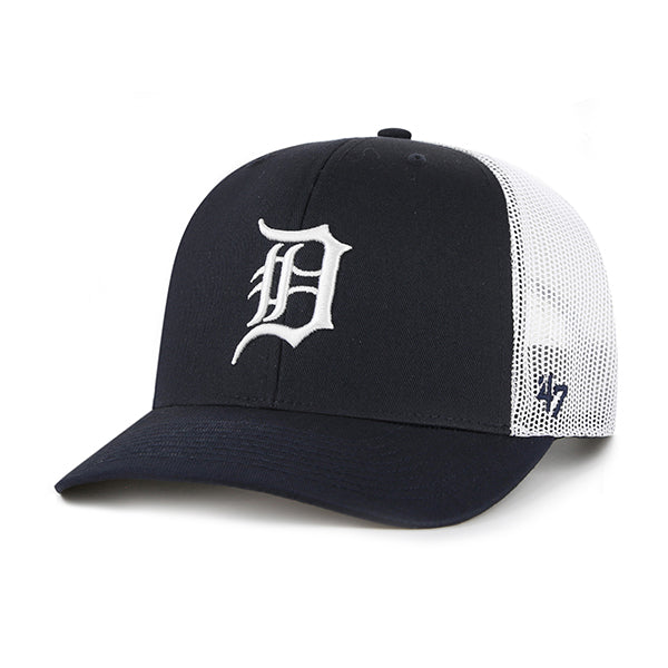 47 Brand Detroit Tigers Trucker Adjustable Hat - Navy - Front