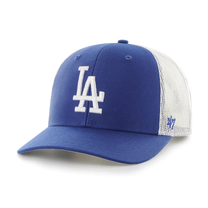 47 Brand Los Angeles Dodgers Trucker Adjustable Hat - Blue - Front