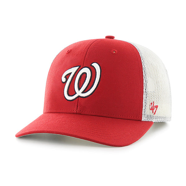47 Brand Washington Nationals Trucker Adjustable Hat - Red - Front