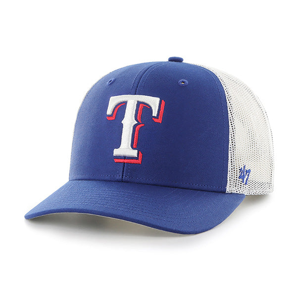 47 Brand Texas Rangers Trucker Adjustable Hat - Blue - Front
